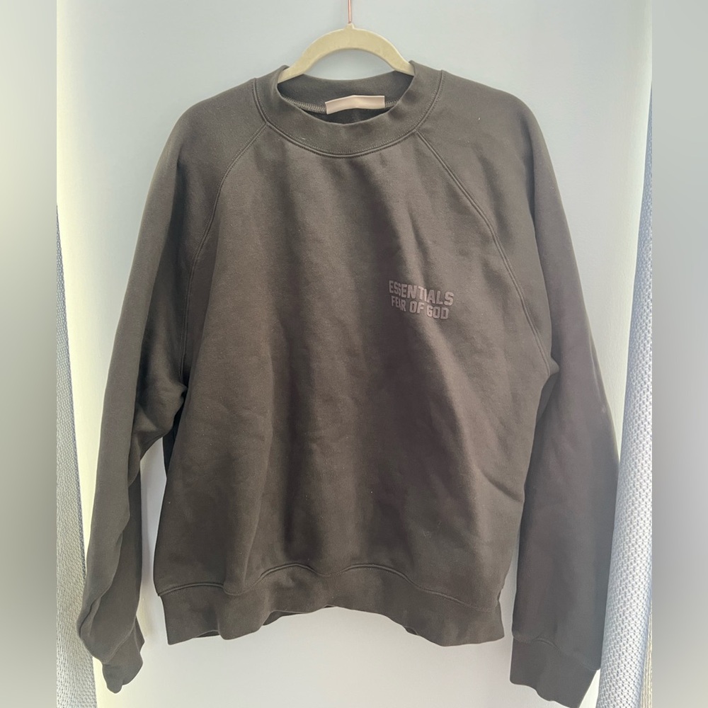 Essentials Fear Of God Sweatshirt Mens Large Jumper Crewneck FOG Sweater